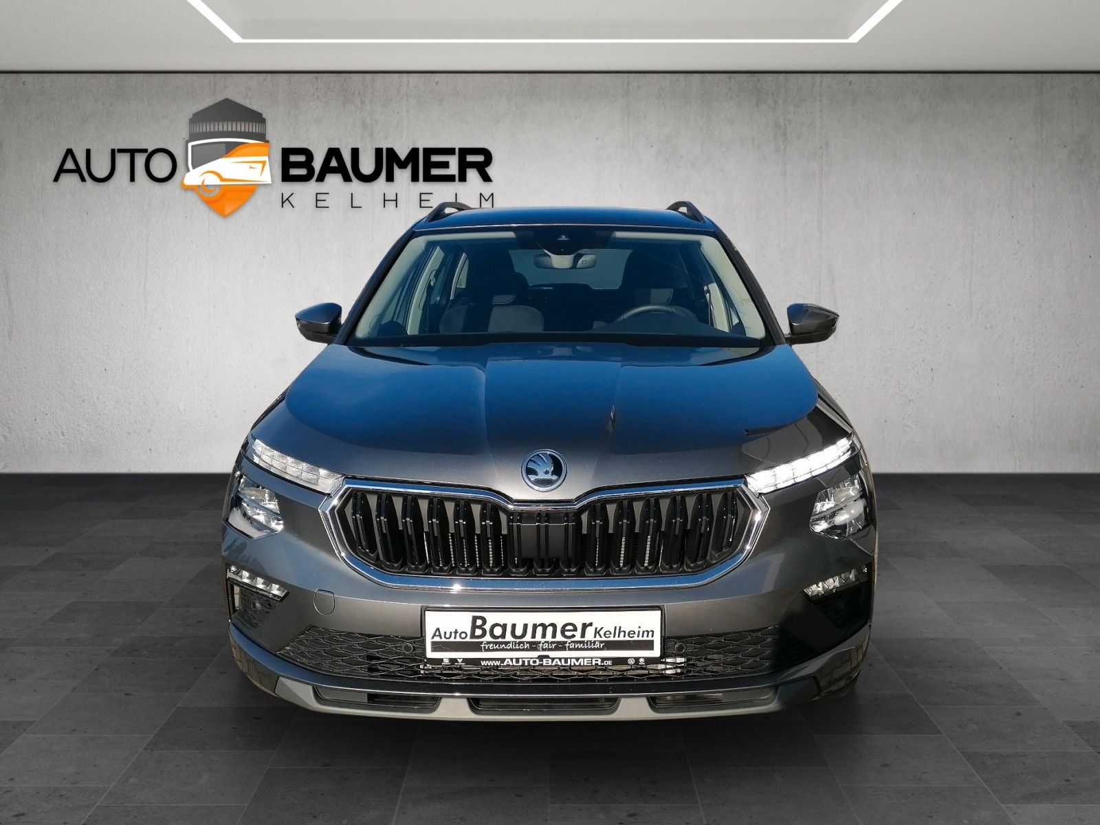 Fahrzeugabbildung SKODA Kamiq 1.5 Selection DSG FAP Plus Kessy bhz Front